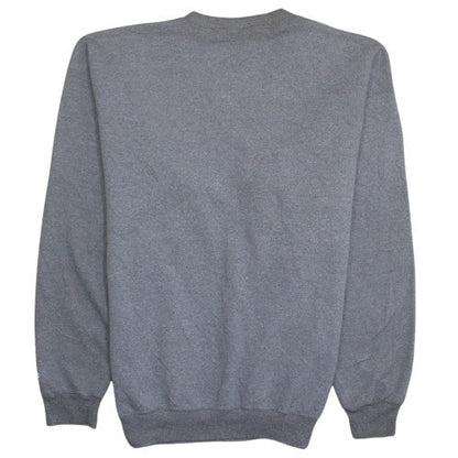 Champion Men Grey Pullover Crew Neck Sweatshirt Size L