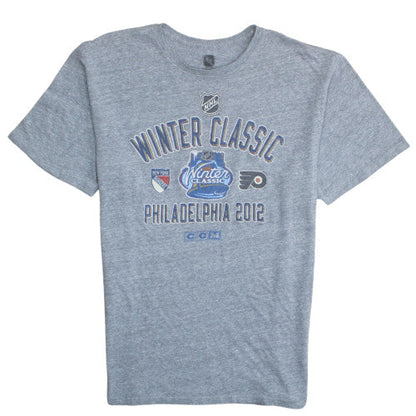 CCM Men's Grey Winter Classic 2012 NHL Graphic T-Shirt XL