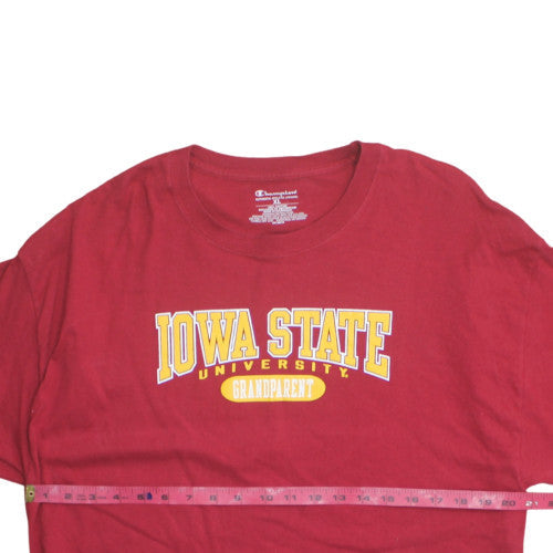 Champion Men’s Red Iowa State University Grandparent T-Shirt XL