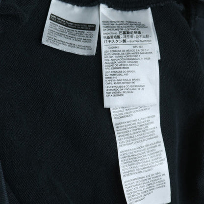 Levi's Men's Black Pullover Hoodie Medium Regular Fit Fleece