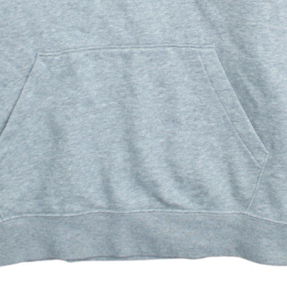 Nike Men's Grey Pullover Hoodie M Regular Fit Fleece Sweatshirt