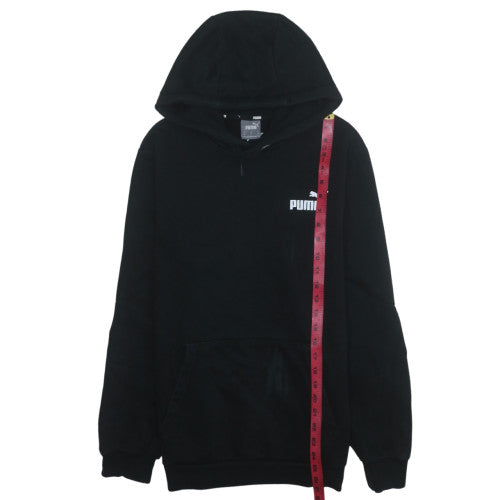 Puma Men's Black Pullover Hoodie M Fleece Sportswear