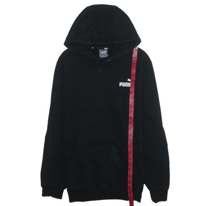 Puma Men's Black Pullover Hoodie M Fleece Sportswear