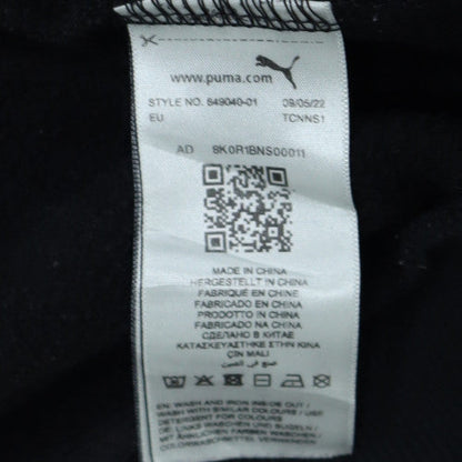 Puma Men's Black Pullover Hoodie M Fleece Sportswear