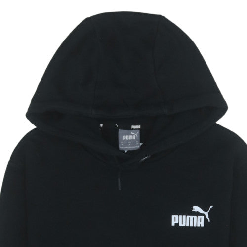 Puma Men's Black Pullover Hoodie M Fleece Sportswear