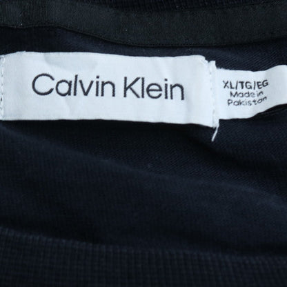 Calvin Klein Men's Black XL Crew Neck Cotton T-Shirt