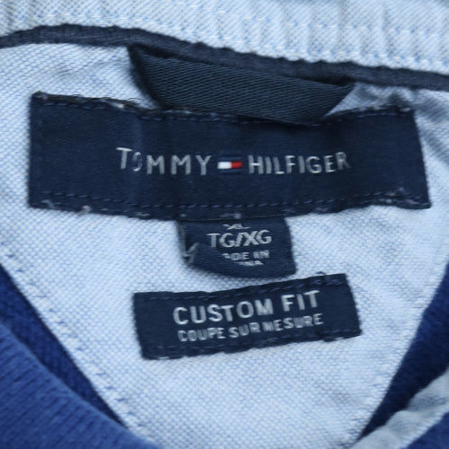Tommy Hilfiger Men's Blue Custom Fit Polo Shirt XL