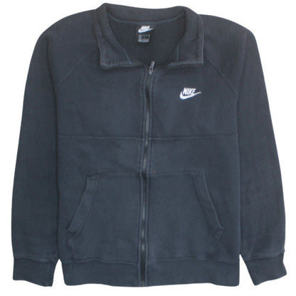 Nike Men's Black Full Zip Fleece Sweatshirt Size L