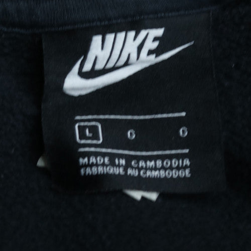 Nike Men's Black Full Zip Fleece Sweatshirt Size L