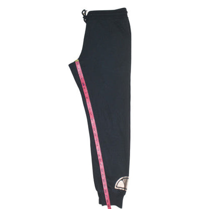 Ellesse Mens Black Jogger Sweatpants Size L Drawstring Waist Cotton Blend
