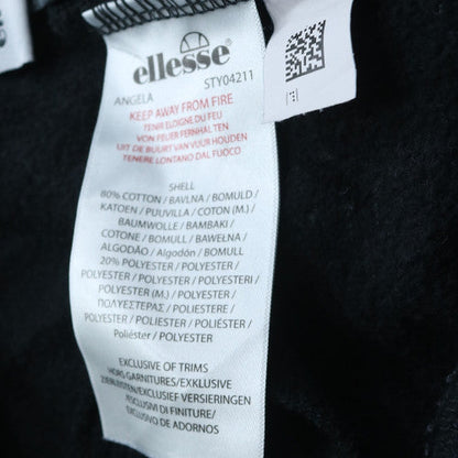 Ellesse Mens Black Jogger Sweatpants Size L Drawstring Waist Cotton Blend