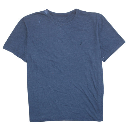 Nautica Men's Blue Crew Neck Short Sleeve T-Shirt Size M