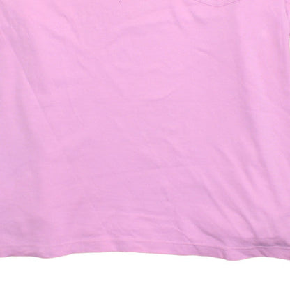 Chaps Men's Pink Cotton Polo Shirt XXL Classic Fit Casual
