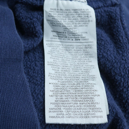Nike Men's Blue Pullover Hoodie L Fleece Sportswear