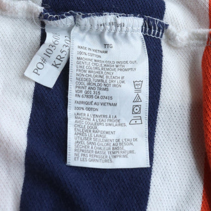 Nautica Men’s Multicoloured Striped Cotton Polo Shirt 2XL