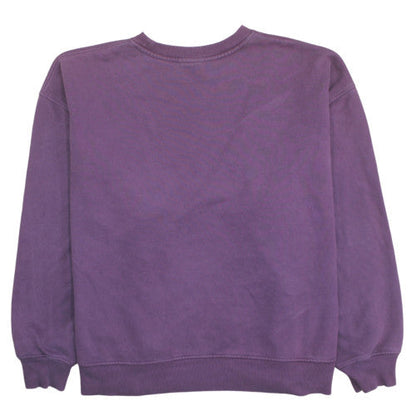 The North Face Unisex Purple XL Pullover Sweatshirt Crew Neck Fleece