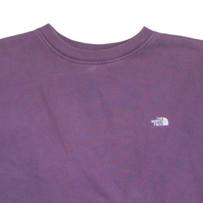 The North Face Unisex Purple XL Pullover Sweatshirt Crew Neck Fleece
