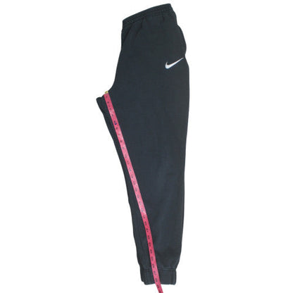 Nike Men's Black XL Fleece Jogger Trousers Elastic Waist