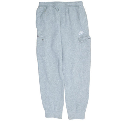Nike Men's Grey Jogger Fleece Cargo Sweatpants M Regular Fit