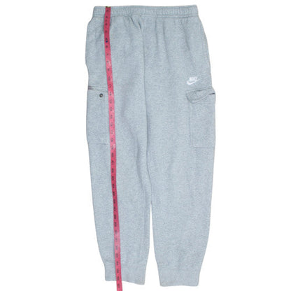 Nike Men's Grey Jogger Fleece Cargo Sweatpants M Regular Fit
