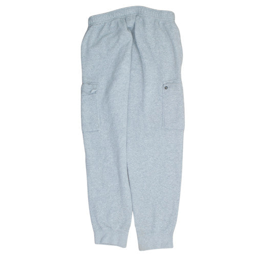 Nike Men's Grey Jogger Fleece Cargo Sweatpants M Regular Fit