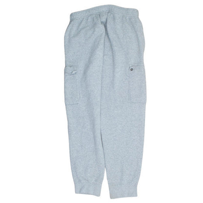 Nike Men's Grey Jogger Fleece Cargo Sweatpants M Regular Fit