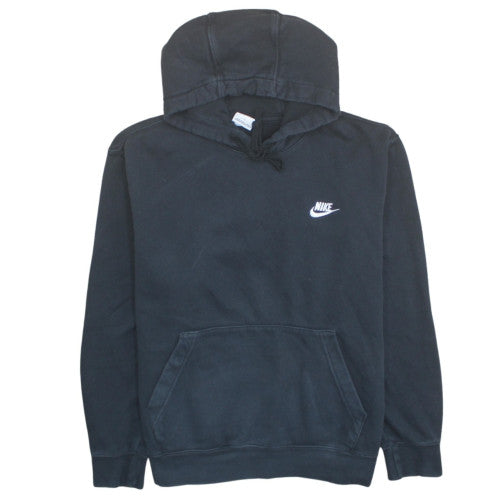Nike Men's Black L Pullover Hoodie Cotton Blend Fleece Sweatshirt