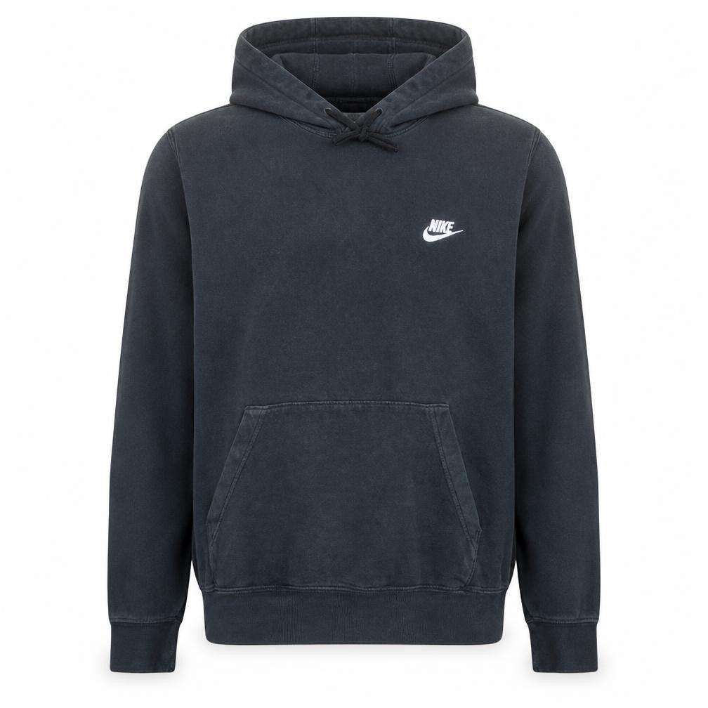 Nike Men's Black L Pullover Hoodie Cotton Blend Fleece Sweatshirt