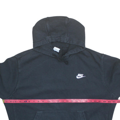 Nike Men's Black L Pullover Hoodie Cotton Blend Fleece Sweatshirt