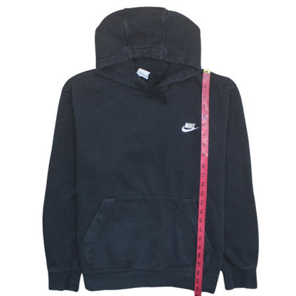 Nike Men's Black L Pullover Hoodie Cotton Blend Fleece Sweatshirt