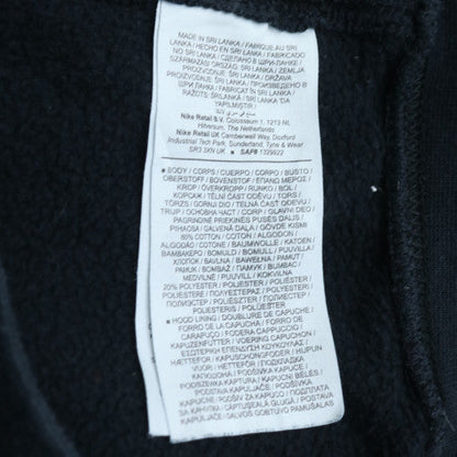 Nike Men's Black L Pullover Hoodie Cotton Blend Fleece Sweatshirt