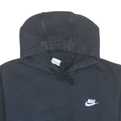 Nike Men's Black L Pullover Hoodie Cotton Blend Fleece Sweatshirt