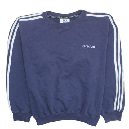 Adidas Men's Blue XL Pullover Sweatshirt Crew Neck Retro Style