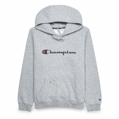 Champion Men's Grey Pullover Hoodie M Regular Fit Sports Style