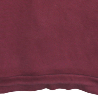 Adidas Men's Red Pullover Sweatshirt M Crew Neck Logo Fleece