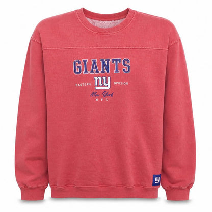 NFL New York Giants Men's Red Pullover Sweatshirt M Embroidered Fleece