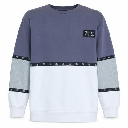Stussy Mens Multicoloured Crew Neck Pullover Sweatshirt Size S