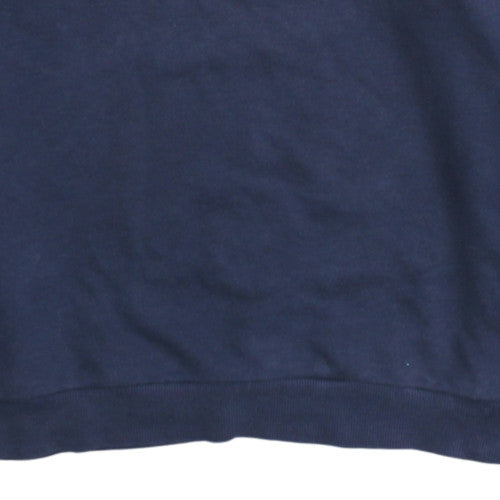 FILA Men's Blue XL Pullover Sweatshirt Crew Neck Classic Fit