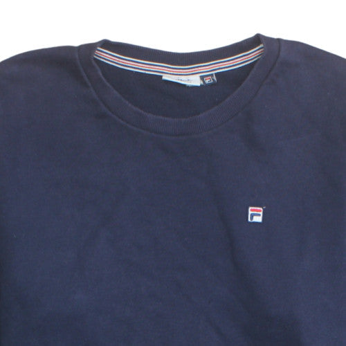 FILA Men's Blue XL Pullover Sweatshirt Crew Neck Classic Fit