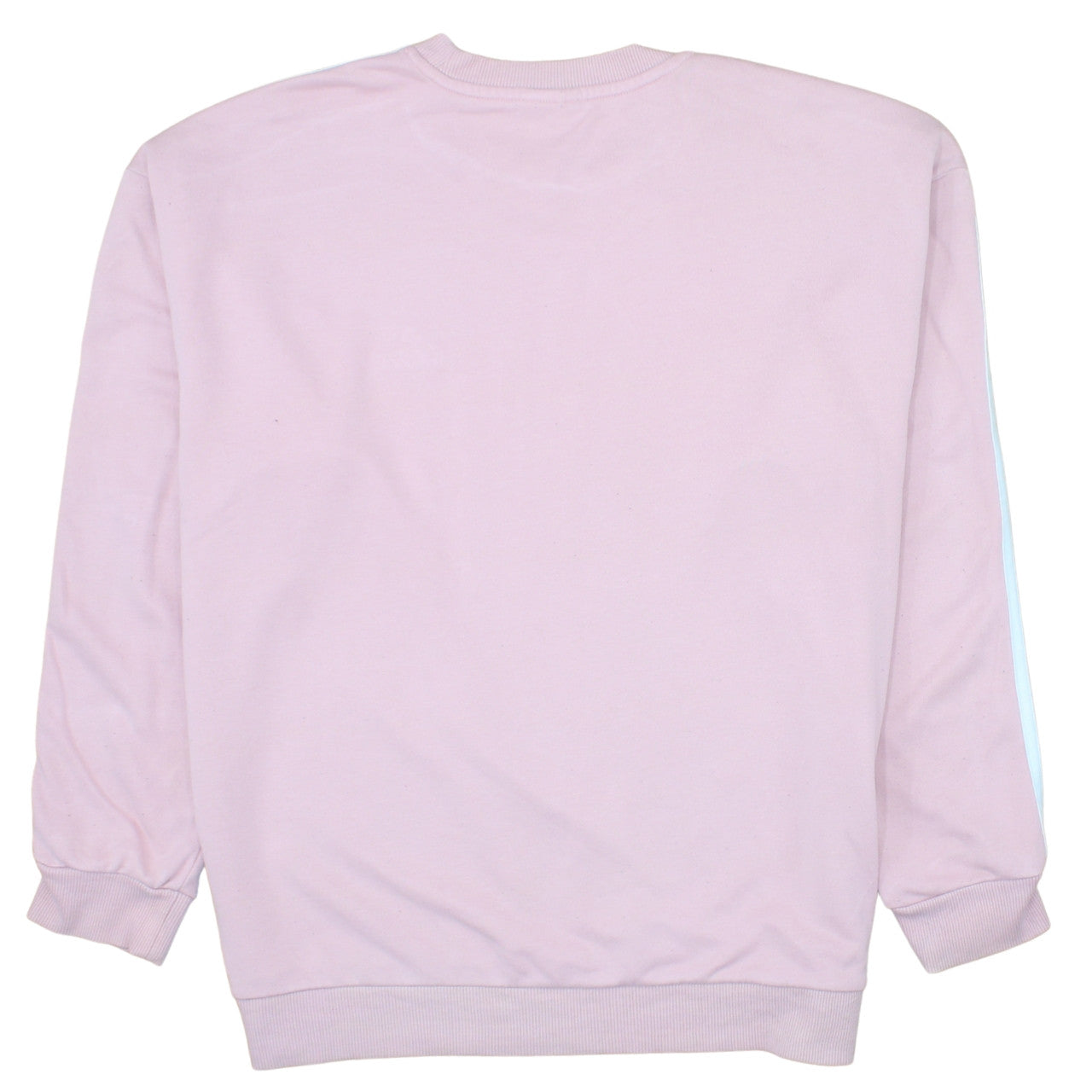 Adidas Men Pink Crew Neck Pullover Sweatshirt M Logo Sportswear