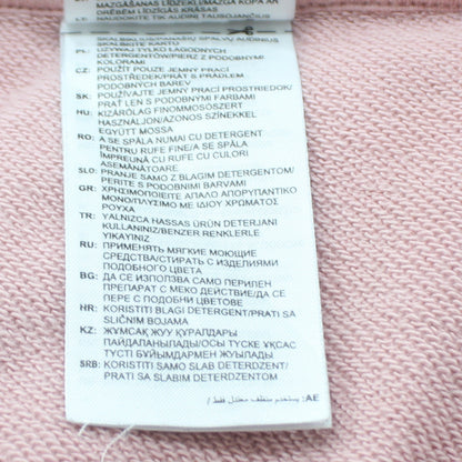 Adidas Men Pink Crew Neck Pullover Sweatshirt M Logo Sportswear