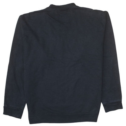 Kappa Mens Black XL Classic Crew Neck Sweatshirt