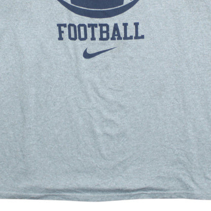 Nike Men’s Grey West Virginia Football Dri-Fit Athletic T-Shirt 2XL