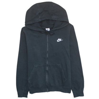 Nike Men's Black Full Zip Hoodie L Sports Fleece Sweatshirt