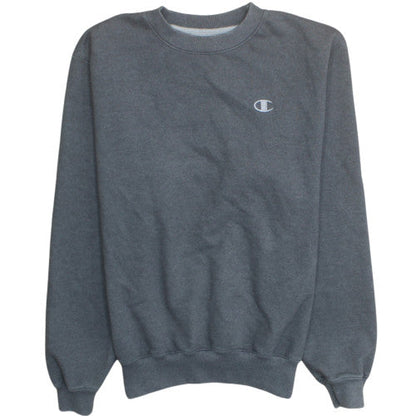 Champion Men's Grey Pullover Crew Neck Sweatshirt Size S
