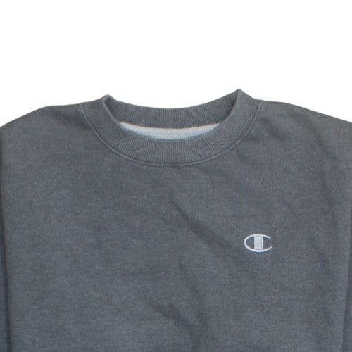 Champion Men's Grey Pullover Crew Neck Sweatshirt Size S