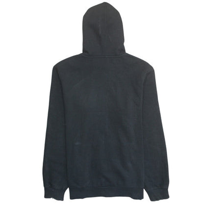 Umbro Men Black XL Full Zip Hoodie with Logo Detail