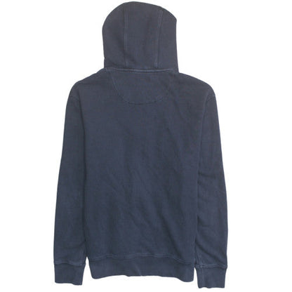 Fred Perry Mens Blue Full Zip Hoodie Size L Classic Logo