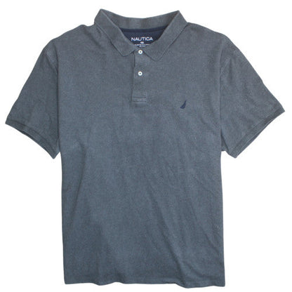 Nautica Men's Grey 4XL Cotton Stretch Polo Shirt