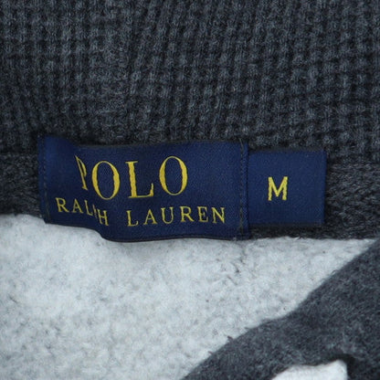 Ralph Lauren Men’s Blue Full Zip Hoodie Size M Logo Fleece Sweatshirt